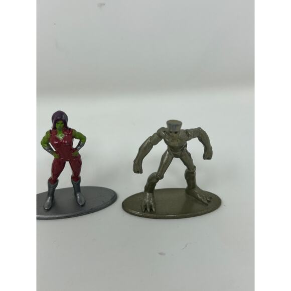 Marvel Guardians of Galaxy Metal Figures SET Star-Lord Groot Rocket Gamora Drax - Picture 4 of 8